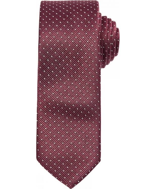 Connexion Tie slips 5cm i rød m. hvide prikker til herre billede 1