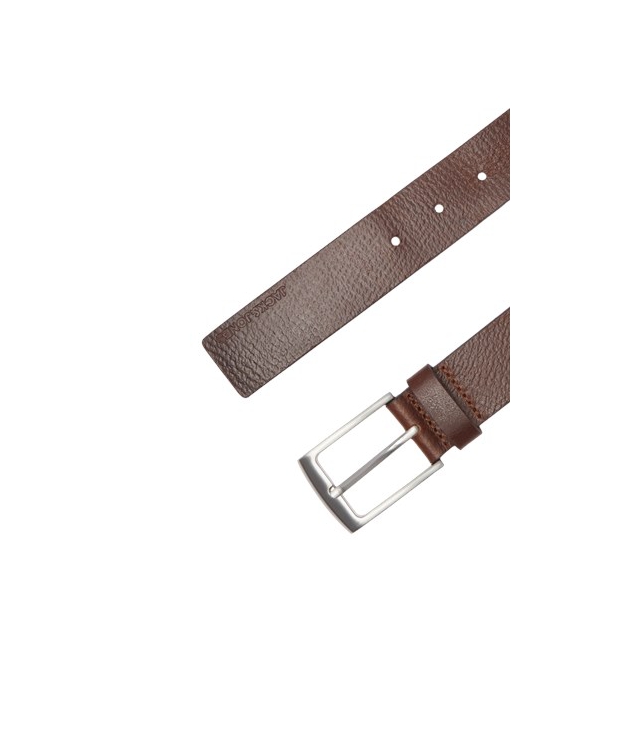 Jack & Jones læderbælte i brown stone til herre billede 3