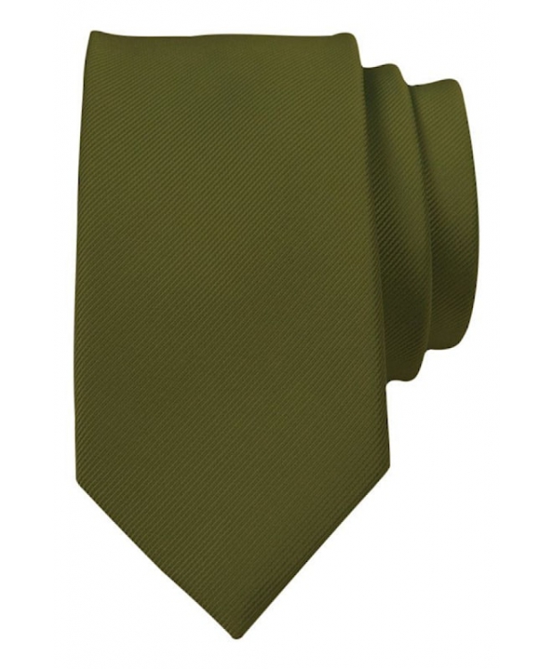 Connexion Tie slips i silke 7cm i mørkegrøn til herre billede 1