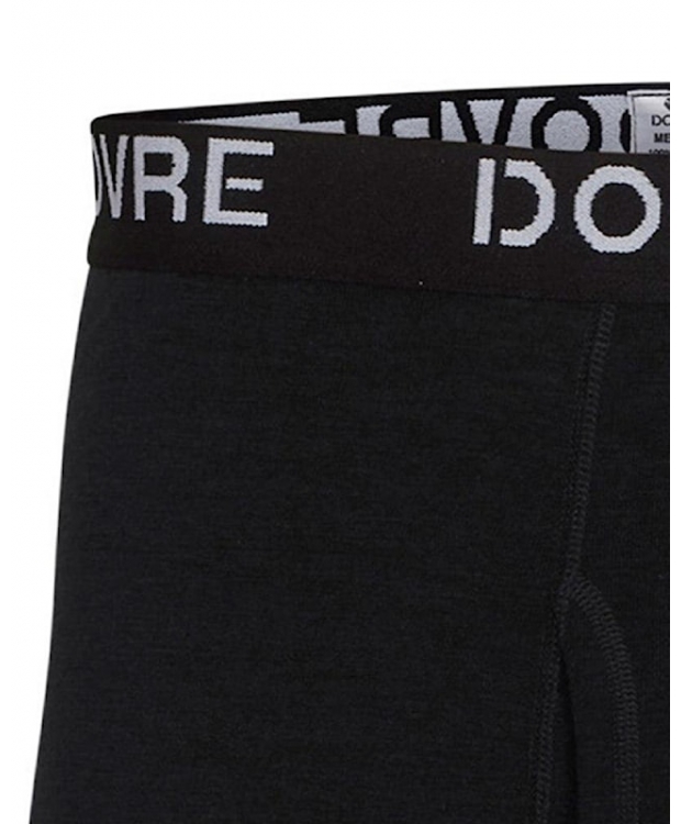 Dovre merinould Long Johns sort til herre billede 3