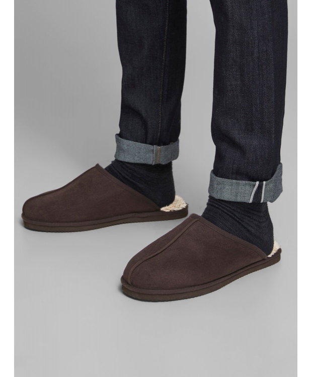 JACK & JONES hjemmesko til herre – brun billede 7