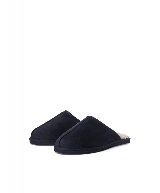 JACK & JONES hjemmesko til herre – navy billede 2