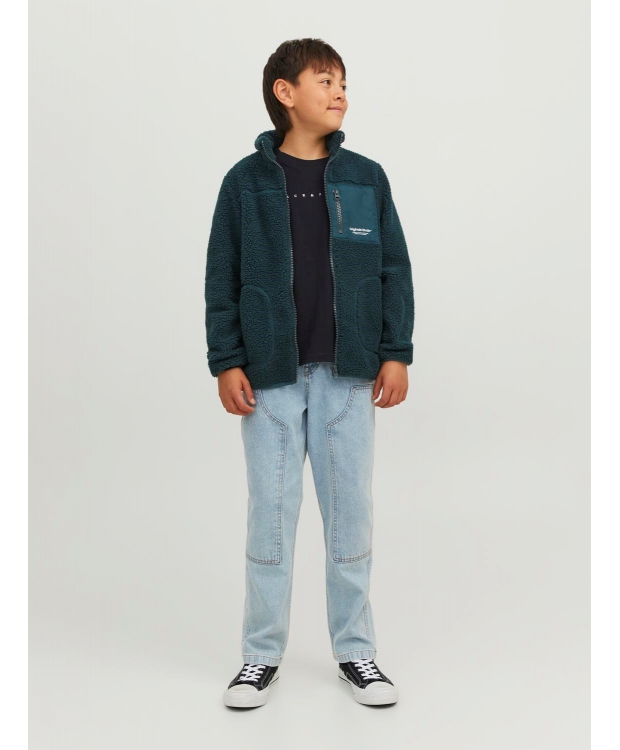 JACK & JONES Junior T-shirt med rund hals til drenge – sort – Outlet billede 7