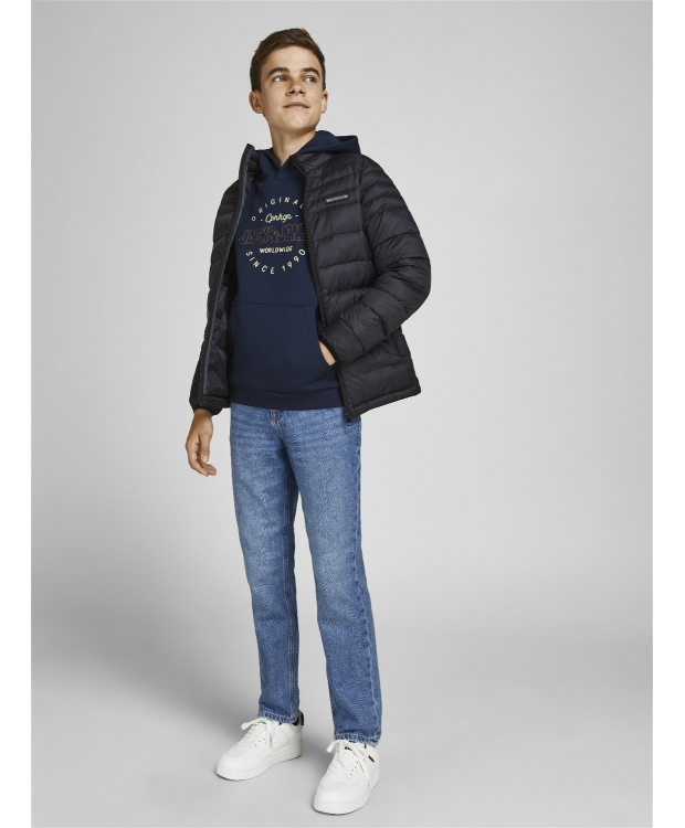 JACK & JONES Junior denimblå bukser til drenge billede 3