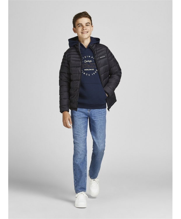 JACK & JONES Junior denimblå bukser til drenge billede 8