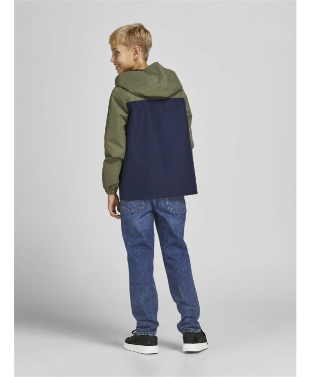JACK & JONES Junior mørk denimblå bukser til drenge billede 4