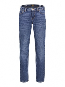 JACK & JONES Junior mørk denimblå bukser til drenge