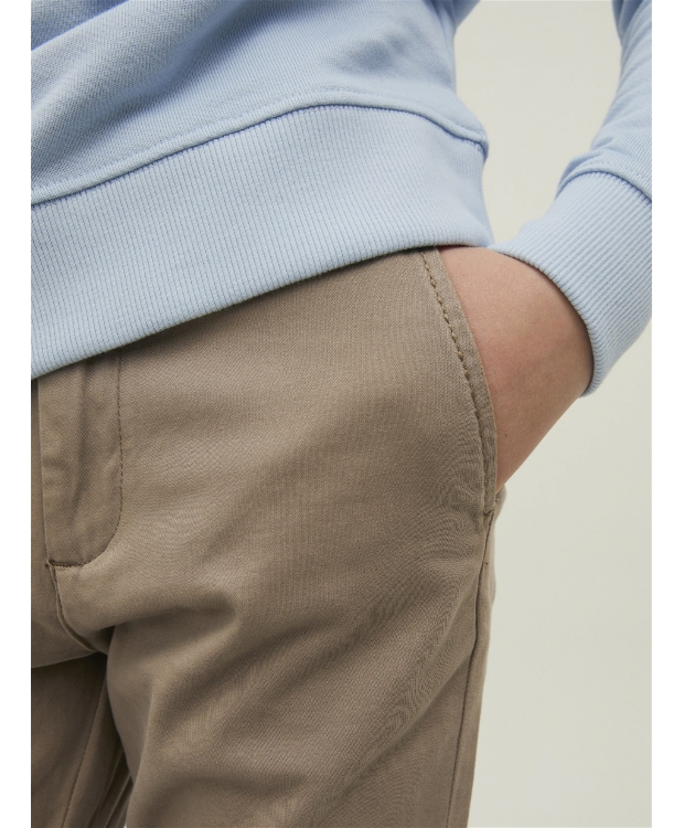 JACK & JONES Junior beige bukser til drenge billede 5