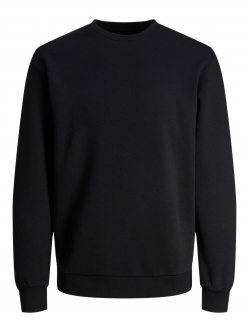 JACK & JONES Junior crew sweatshirt til drenge – sort
