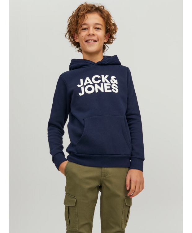 JACK & JONES Junior 2-pak hoodies til drenge – sort og navy billede 5