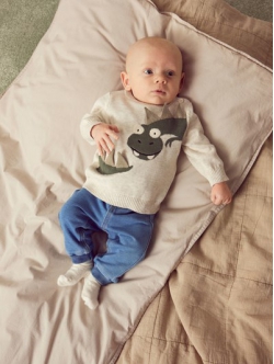 Name It sweatpants til baby – denimblå