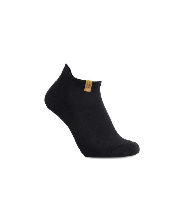 IZ Sock 3-pak sorte bomuldsankelstrømper – unisex billede 6