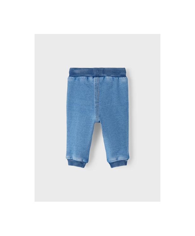 Name It sweatpants til baby – denimblå billede 3