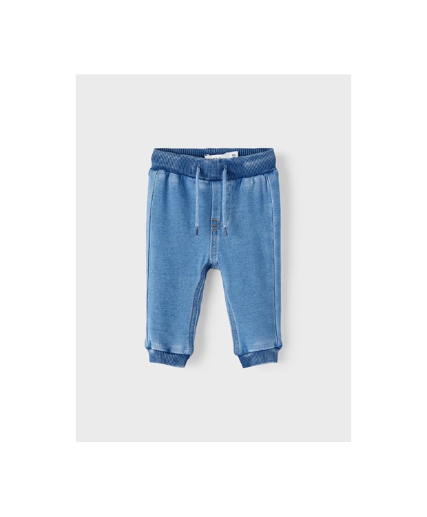Name It sweatpants til baby – denimblå billede 2