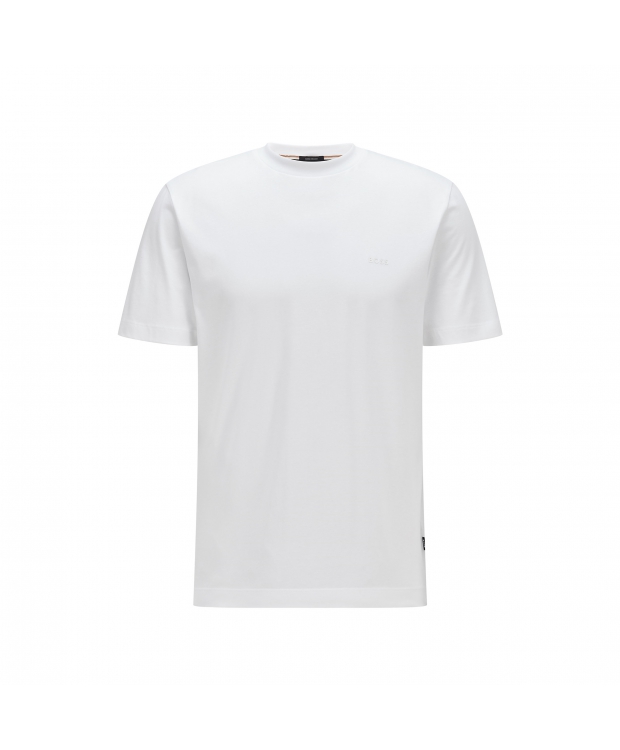 BOSS crew neck T-shirt til herre – hvid regular fit billede 1