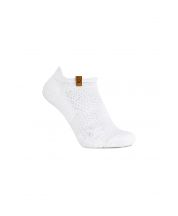 IZ Sock 3-pak hvide bomuldsankelstrømper – unisex billede 6