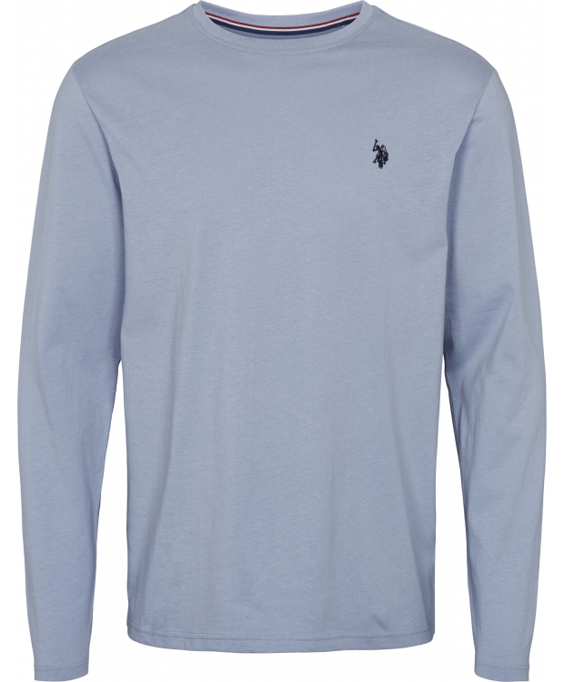 U.S. POLO ASSN Brolin langærmet T-shirt – lyseblå billede 1