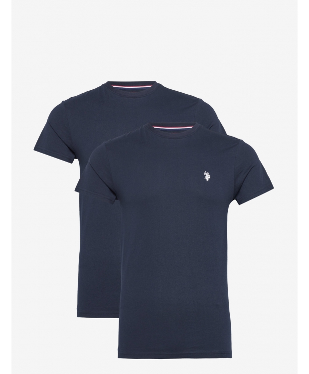 U.S. POLO ASSN 2-pak T-shirts til herre – navy billede 1