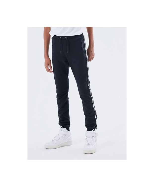 Name It sweatpants med striber i sort til drenge billede 1