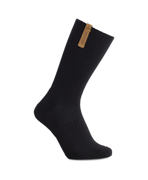 IZ Sock sorte sportsstrømper med svangstøtte – unisex billede 6