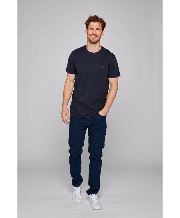 U.S. POLO ASSN Arjun T-shirt til herre – navy regular fit billede 3