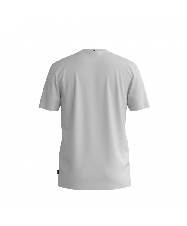 BOSS kortærmet merceriseret t-shirt  i hvid til herre| Slim fit| billede 2