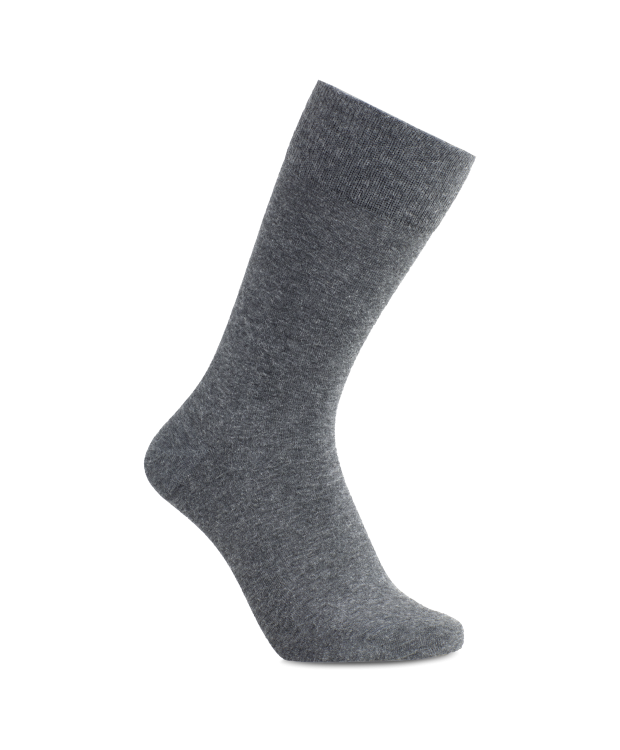 IZ Sock grå uldstrømper med angorauld – unisex OUTLET billede 1
