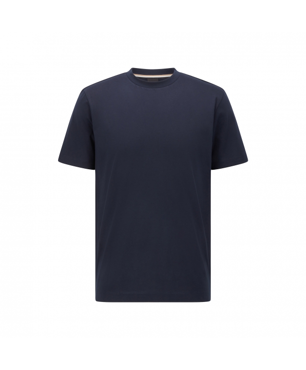BOSS Thompson 02 T-shirt til herre i mørkeblå – regular fit billede 1