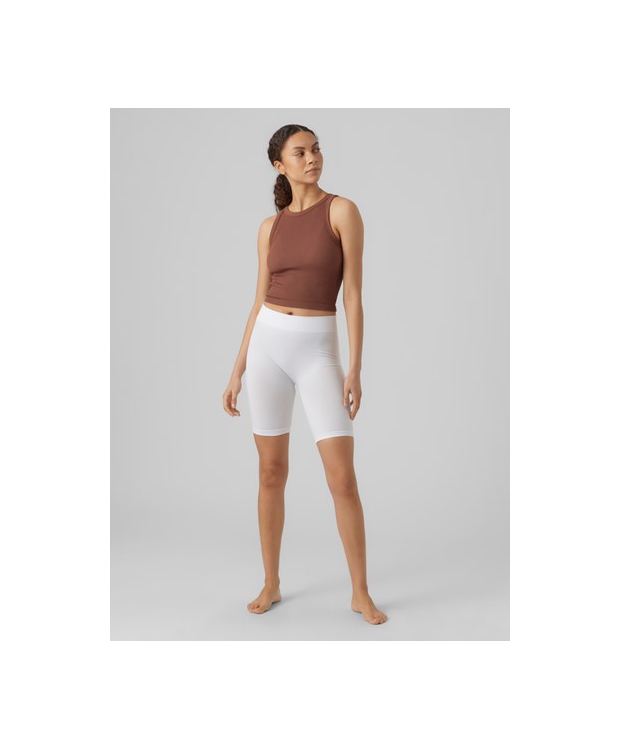 Vero Moda VMJACKIE sømløse shorts i Snow White til kvinder – OUTLET billede 2