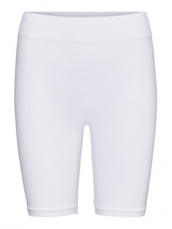 Vero Moda VMJACKIE sømløse shorts i Snow White til kvinder – OUTLET