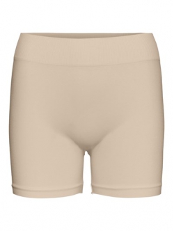 Vero Moda VMJACKIE sømløse shorts i Tan til kvinder – OUTLET
