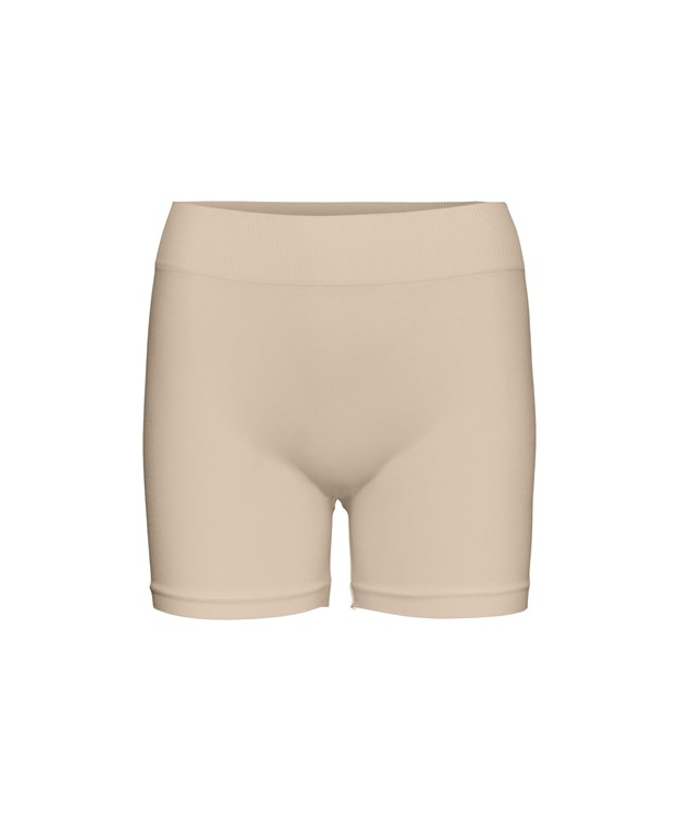 Vero Moda VMJACKIE sømløse shorts i Tan til kvinder – OUTLET billede 1