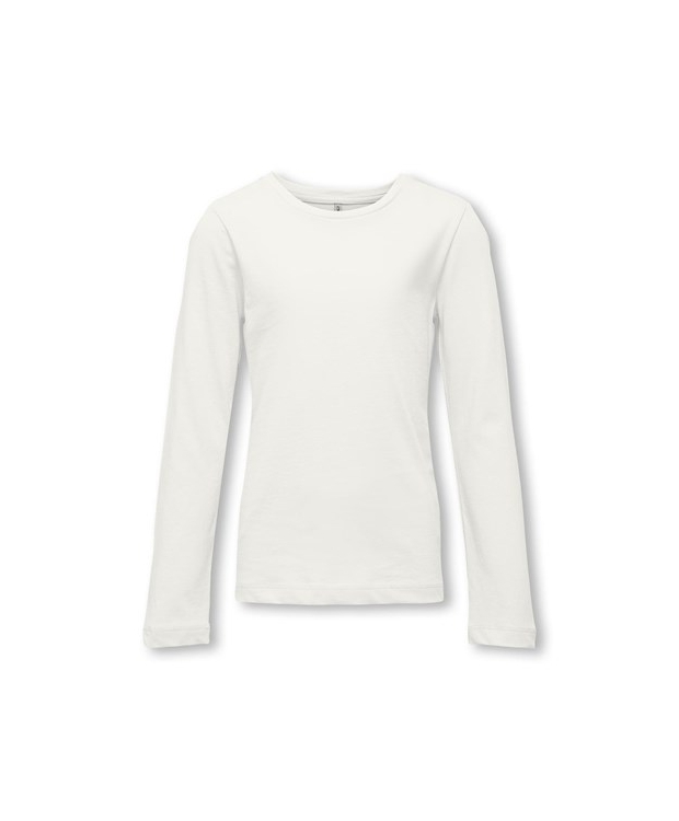 KIDS ONLY KOGNEW hvid langærmet T-shirt til piger billede 1