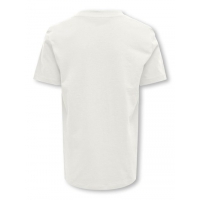 KIDS ONLY KOBMARINUS hvid regular fit T-shirt til drenge