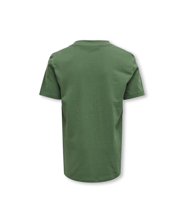KIDS ONLY KOBMARINUS grøn regular fit T-shirt til drenge – Outlet billede 2
