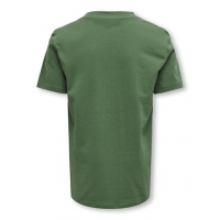 KIDS ONLY KOBMARINUS grøn regular fit T-shirt til drenge – Outlet