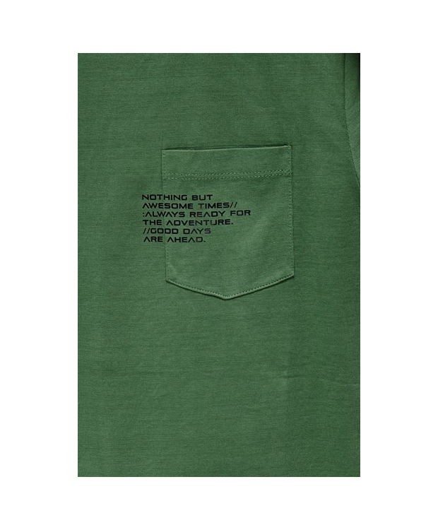 KIDS ONLY KOBMARINUS grøn regular fit T-shirt til drenge – Outlet billede 3