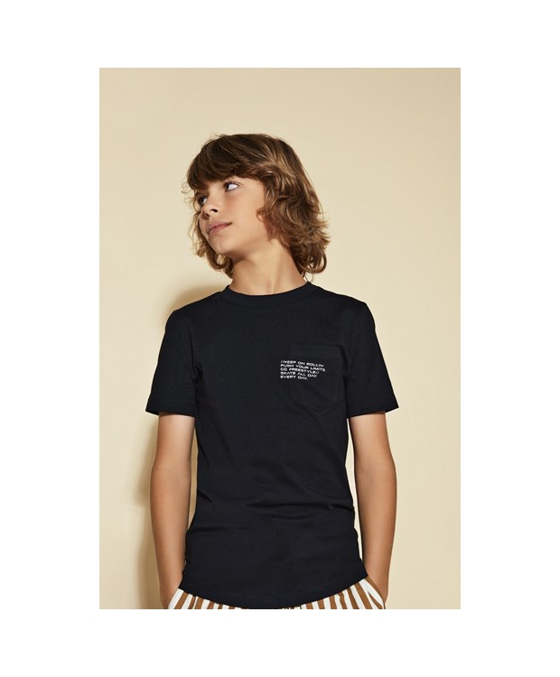 KIDS ONLY KOBMARINUS sort regular fit T-shirt til drenge billede 1