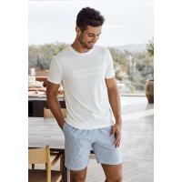 JBS of Denmark bambus T-shirt med rund hals i hvid til mænd – outlet