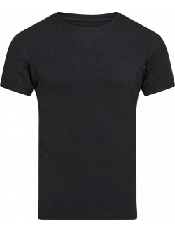 JBS of Denmark bambus T-shirt med rund hals i sort til mænd