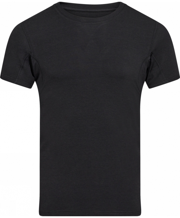 JBS of Denmark bambus T-shirt med rund hals i sort til mænd billede 1