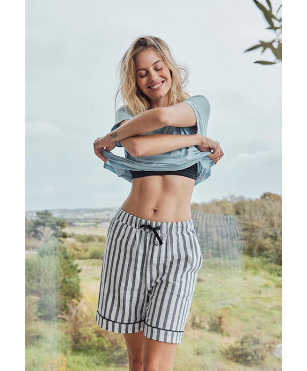 JBS of Denmark Women multifarvede pyjamasshorts i bomuld billede 4