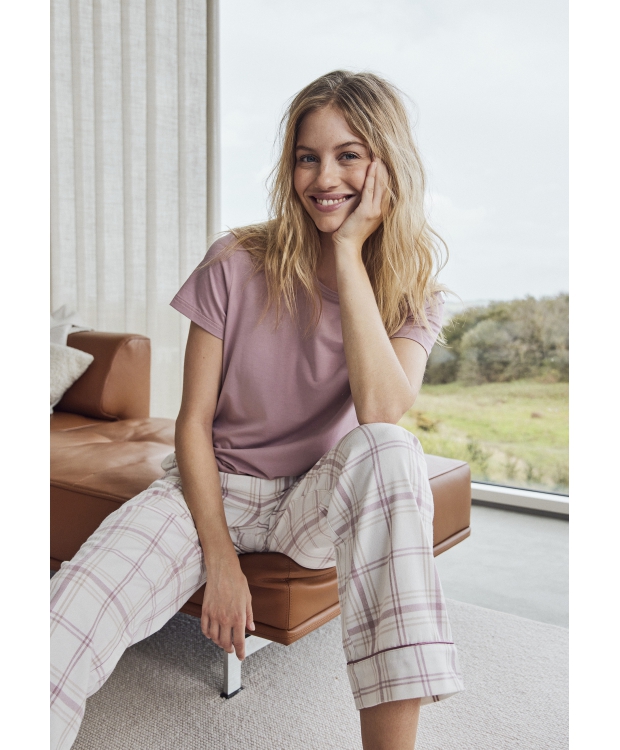 JBS of Denmark Women bambus T-shirt i rose til kvinder billede 3