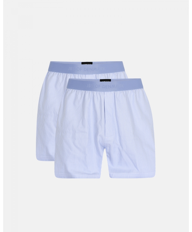 JBS of Denmark 2-pak bambus boxershorts i blå til mænd billede 4