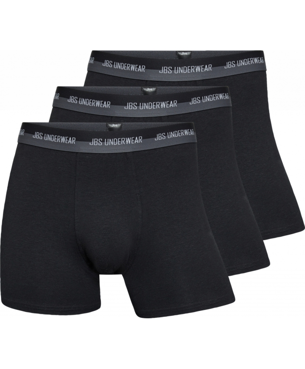 JBS 3-pak hamp boxershorts i sort til mænd – Outlet billede 1