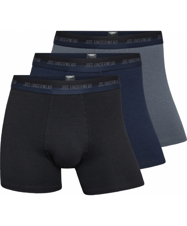 JBS 3-pak hamp boxershorts i multifarvet til mænd billede 1
