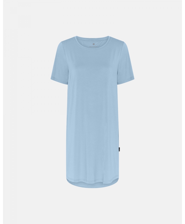 JBS of Denmark Women oversized bambus T-shirt i blå billede 3