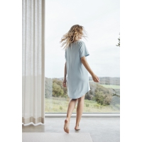 JBS of Denmark Women oversized bambus T-shirt i blå