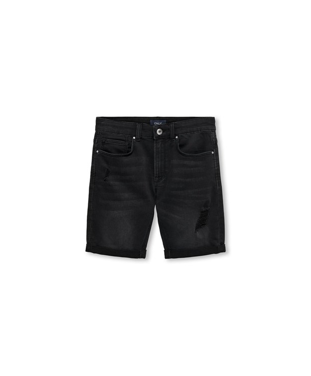 KIDS ONLY KOBPLY denimshorts i sort til drenge billede 1