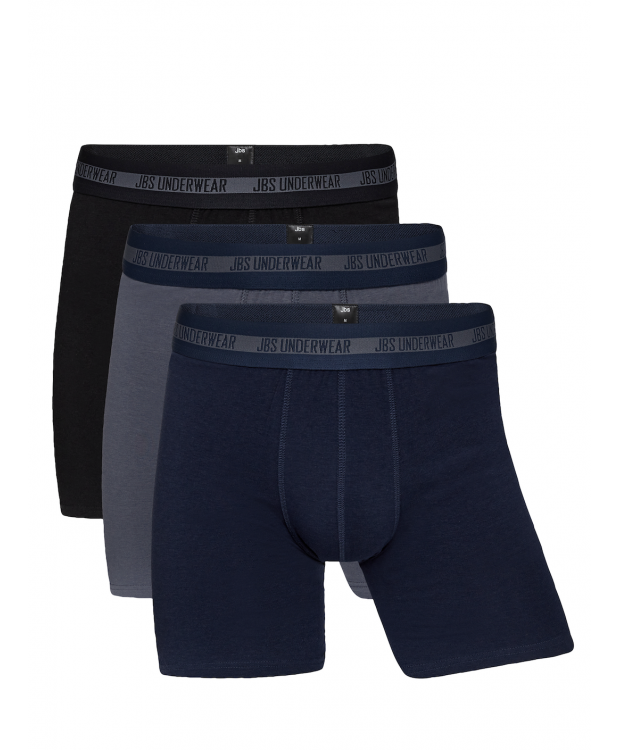 JBS 3-pak bambus boxershorts med lange ben i multifarvet billede 1